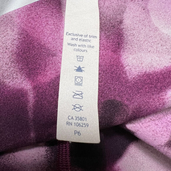 Lululemon Wunder Under Crop Hi-Rise 21" Legging SIZE 6 Blush Blossom Pink Yoga - Picture 9 of 11